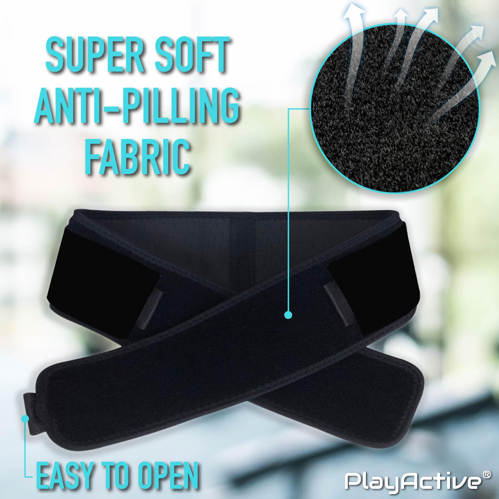 PlayActive belt folded compactly for storage and travel