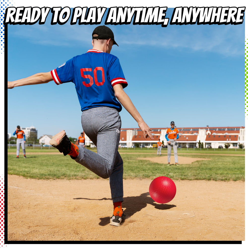 PlayBolt 8.5-inch purple playground ball versatile for teams and family tournaments.