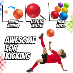 PlayBolt 8.5-inch yellow playground ball ideal for gym class and group activities.