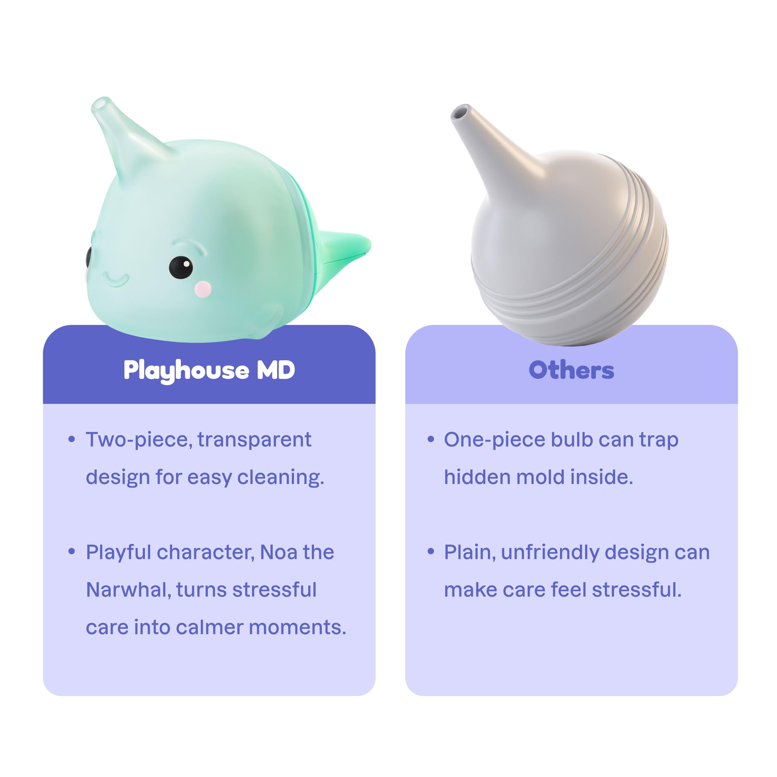 Playhouse MD Booger Buddy gentle suction for infants and toddlers