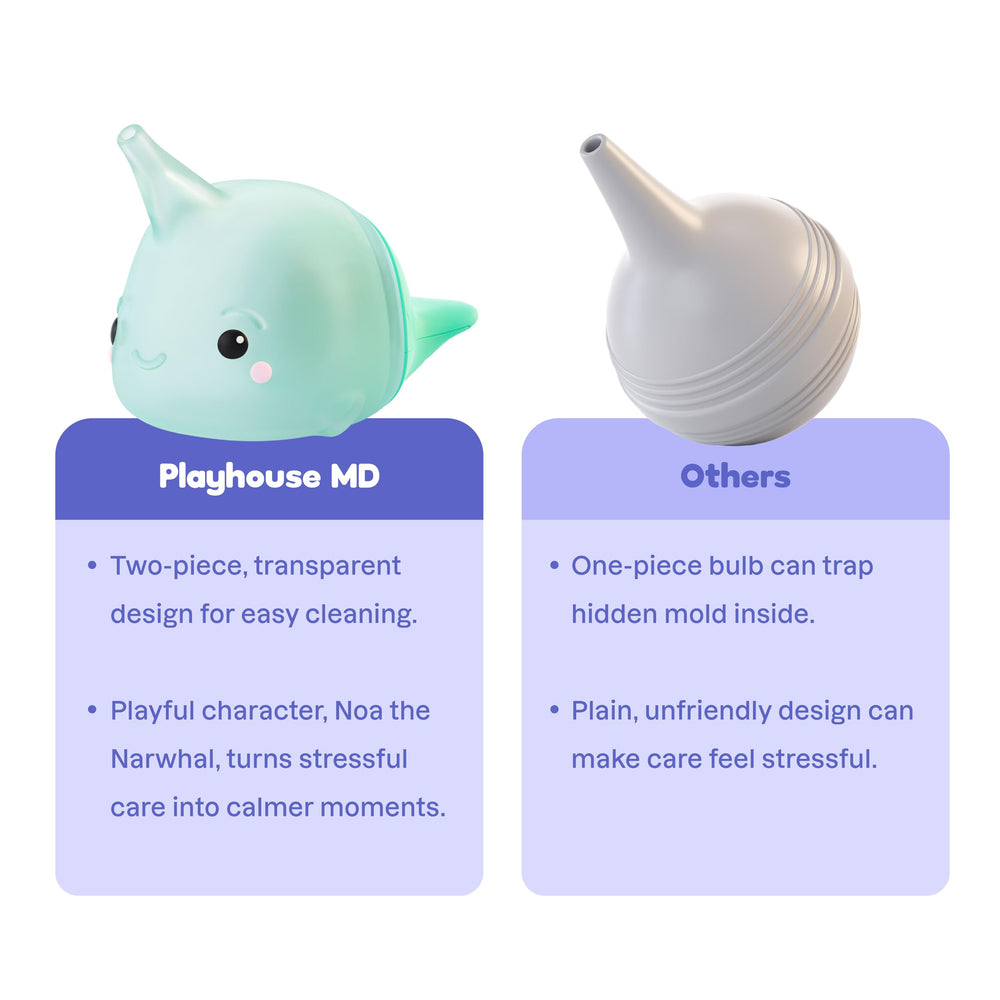 Playhouse MD Booger Buddy gentle suction for infants and toddlers