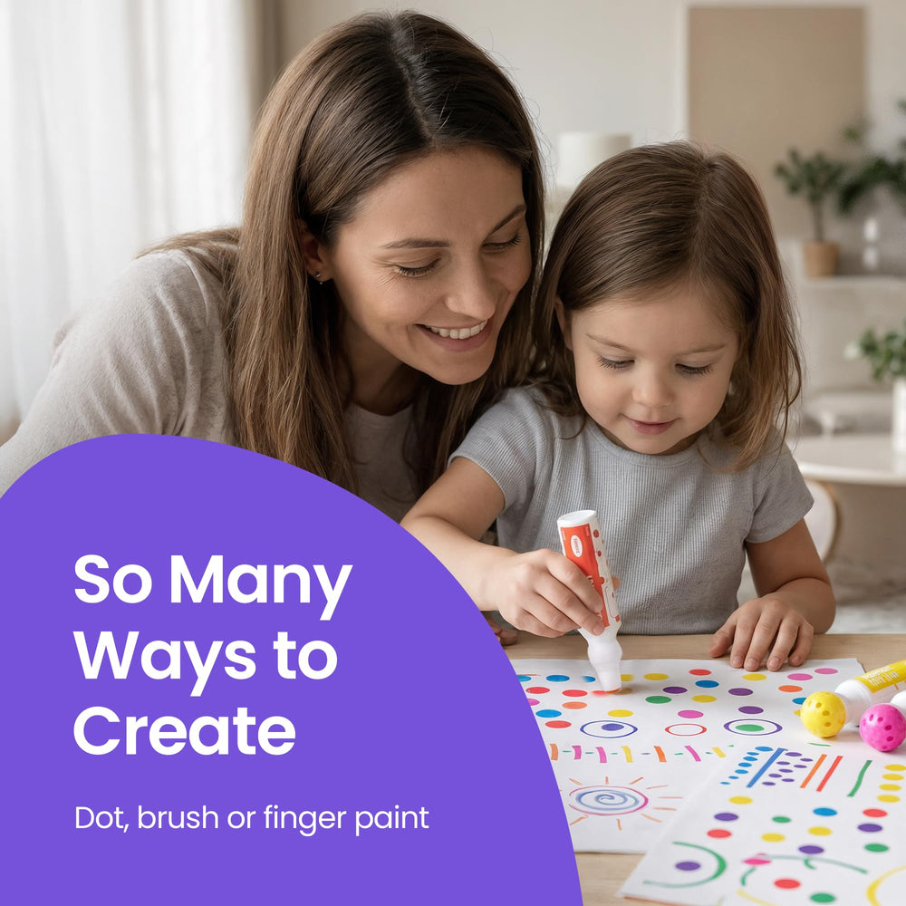 Playkidiz Darice dot markers child art time inspires creative play.
