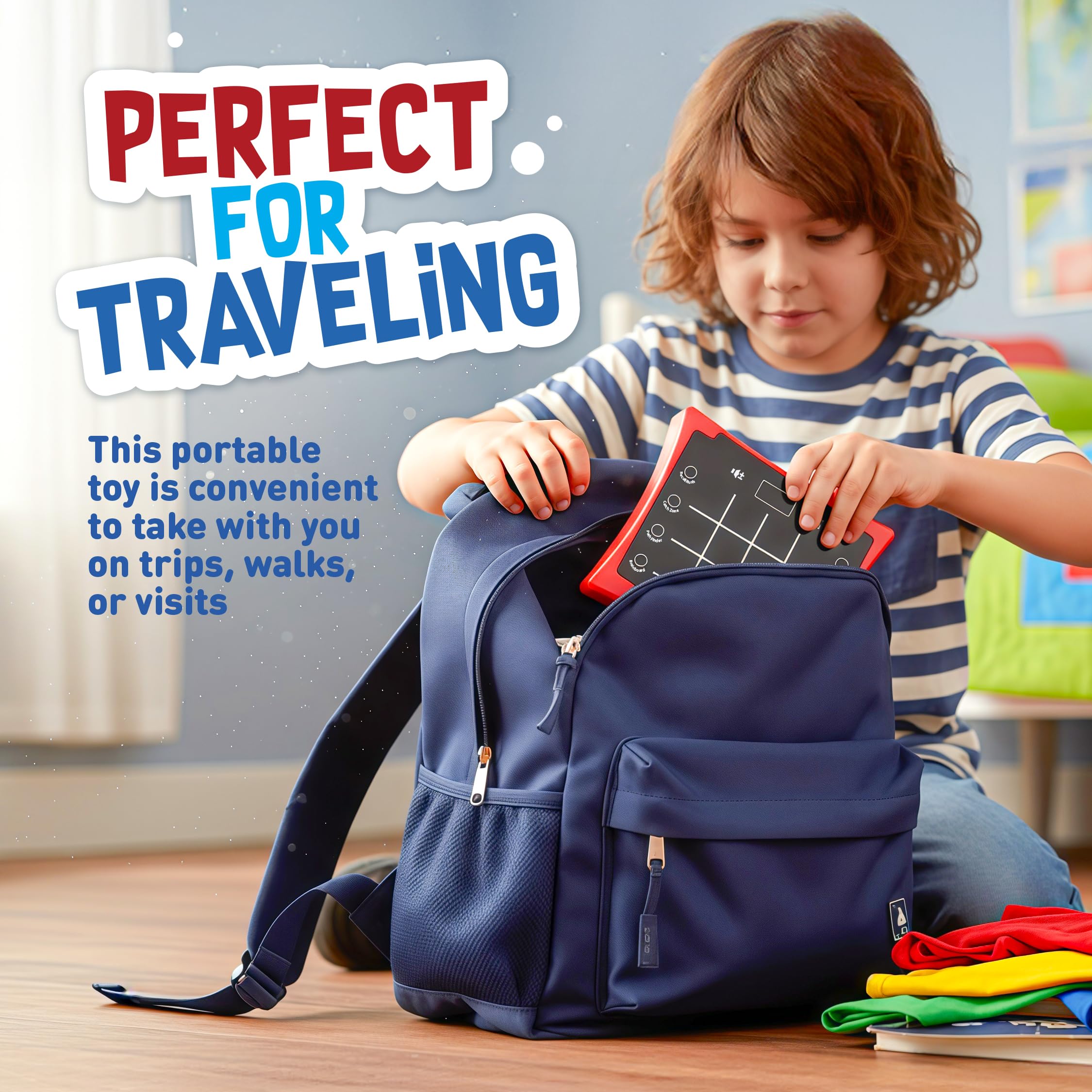 PlayRoute durable design offers screen-free fun for kids during trips