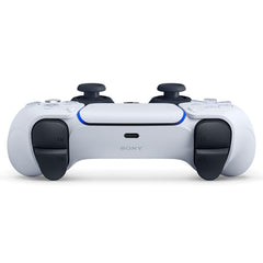 PlayStation 5 DualSense White demonstrating haptic feedback during in-game action.