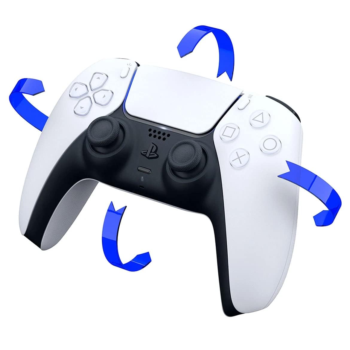 PlayStation 5 DualSense White renewed packaging indicating inspected and tested condition.