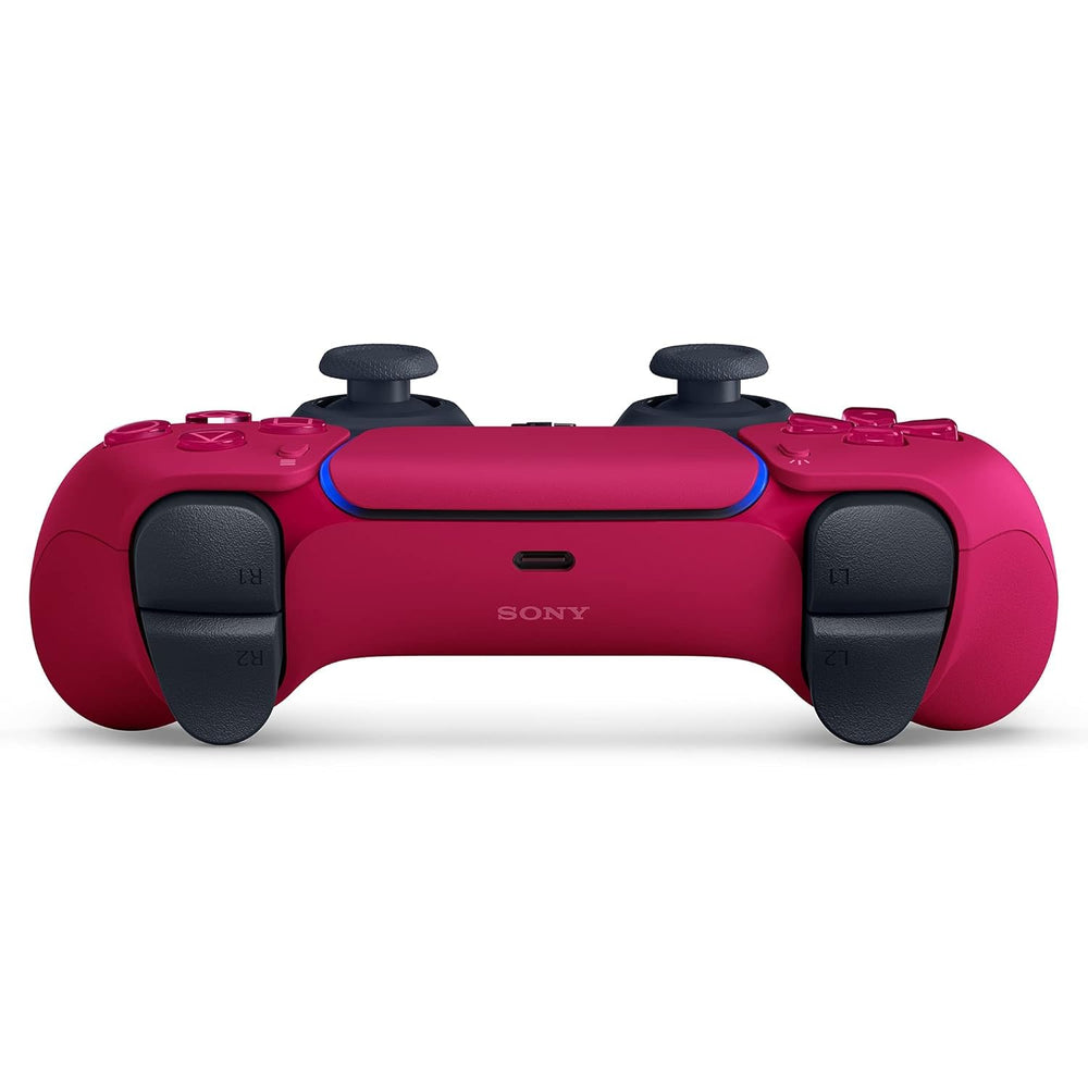 Touchpad area of Midnight Black DualSense highlights tactile surface.