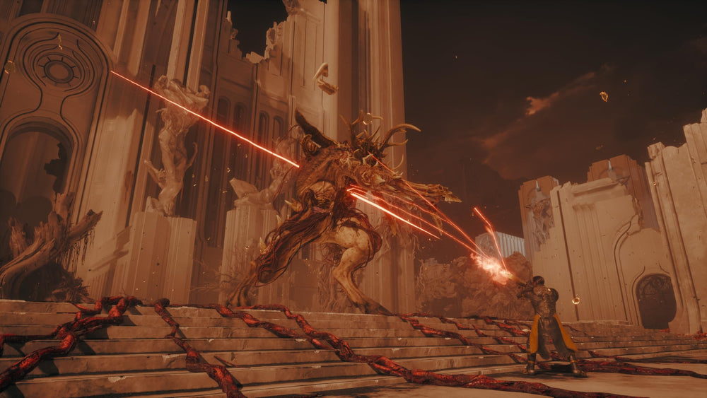 PlayStation SAROS PS5 boss battles test timing and adaptation.