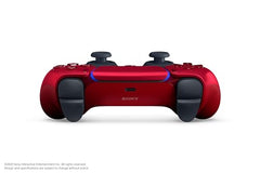 PlayStation DualSense Volcanic Red haptic feedback action visualization highlighting immersive in-game sensations