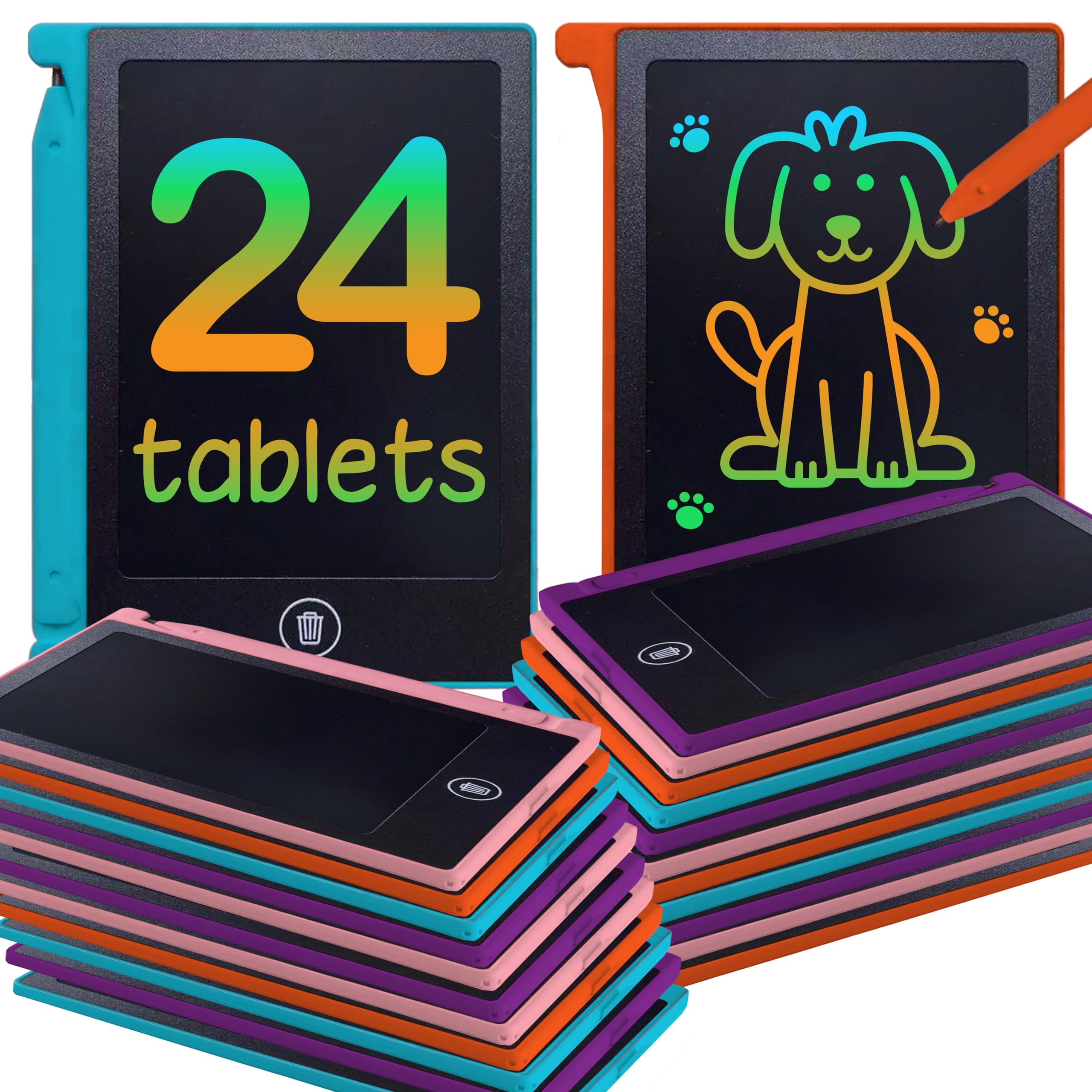 Playtapus party-favor mini LCD writing tablet 24-pack ready for gifting