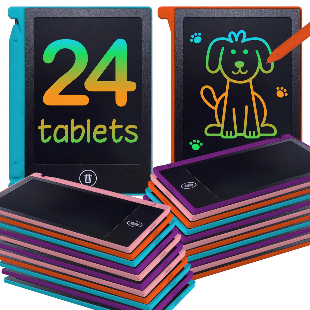 Playtapus party-favor mini LCD writing tablet 24-pack ready for gifting