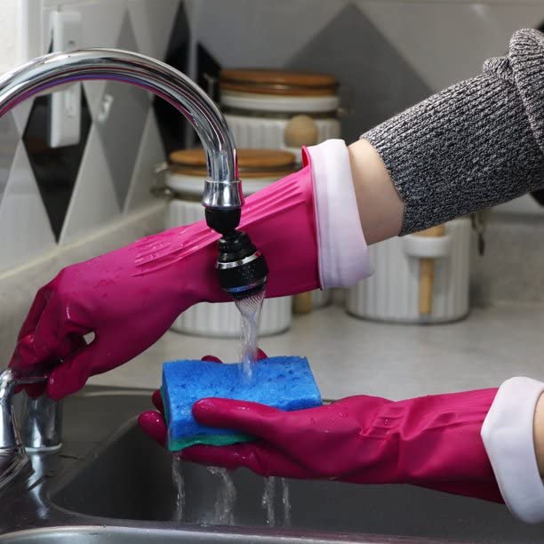 Playtex Living Gloves with soft cotton lining for comfortable wear.