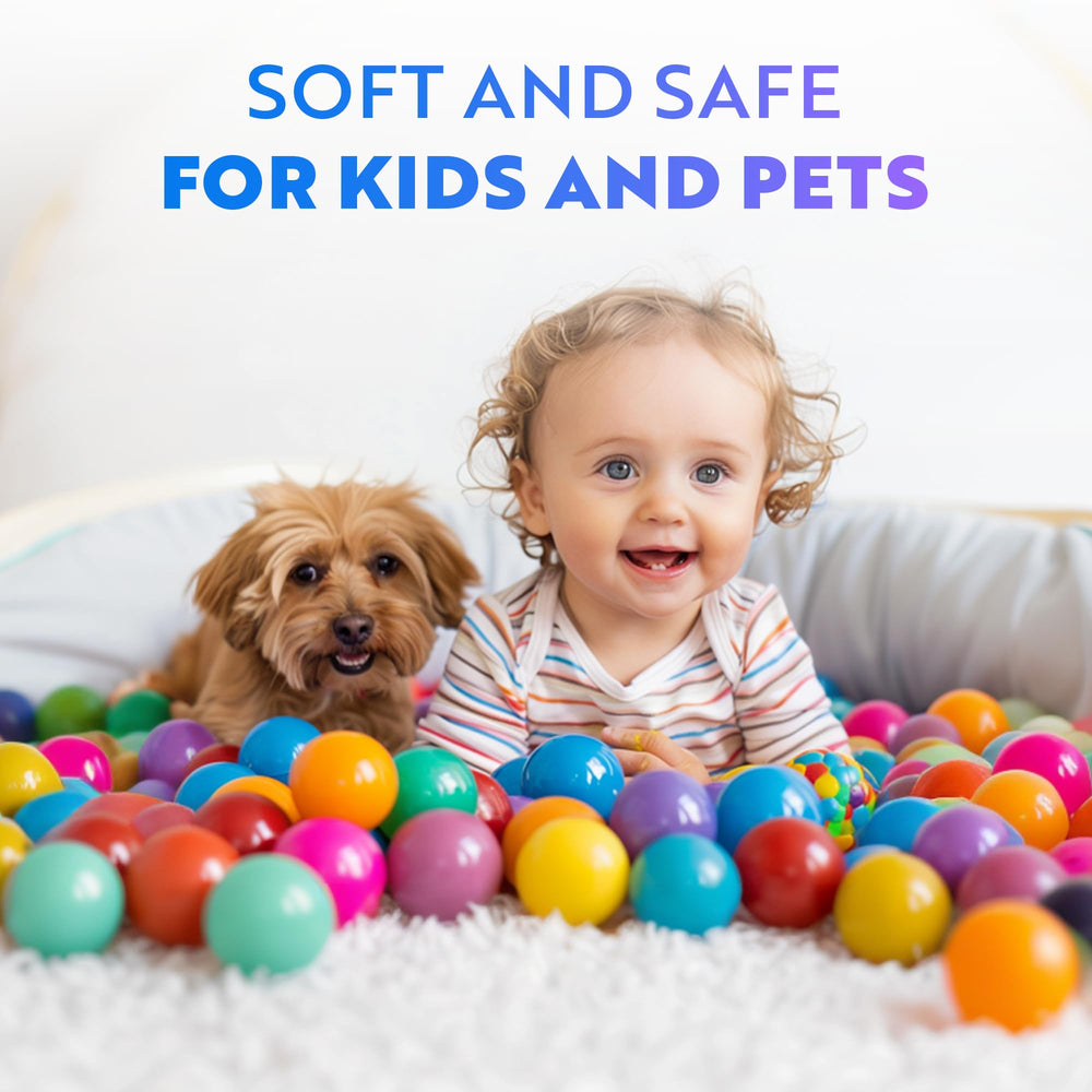 Playz red mini ball pit balls are ideal for indoor ball pits and games.