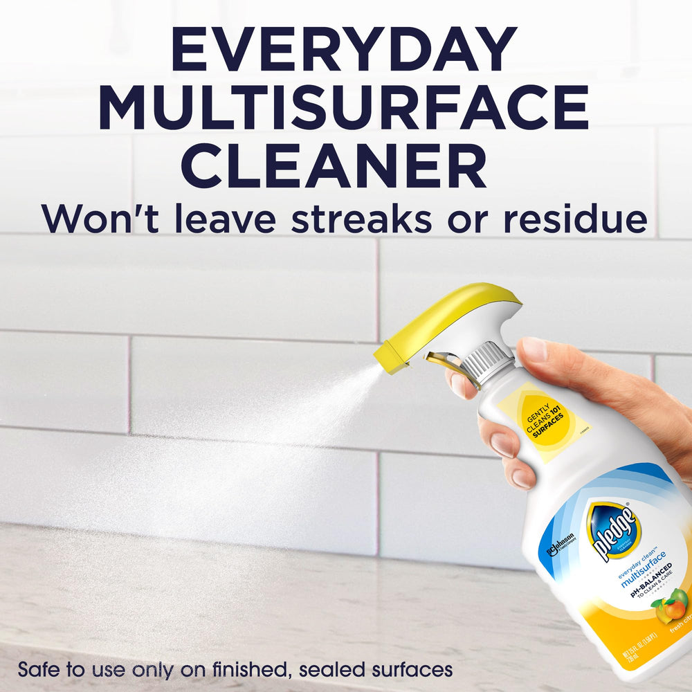Pledge glass and mirrors cleaning for clear, smear-free results
