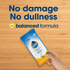Pledge Multisurface Wipes Glass Mirror Clean for streak-free shine on reflective surfaces.