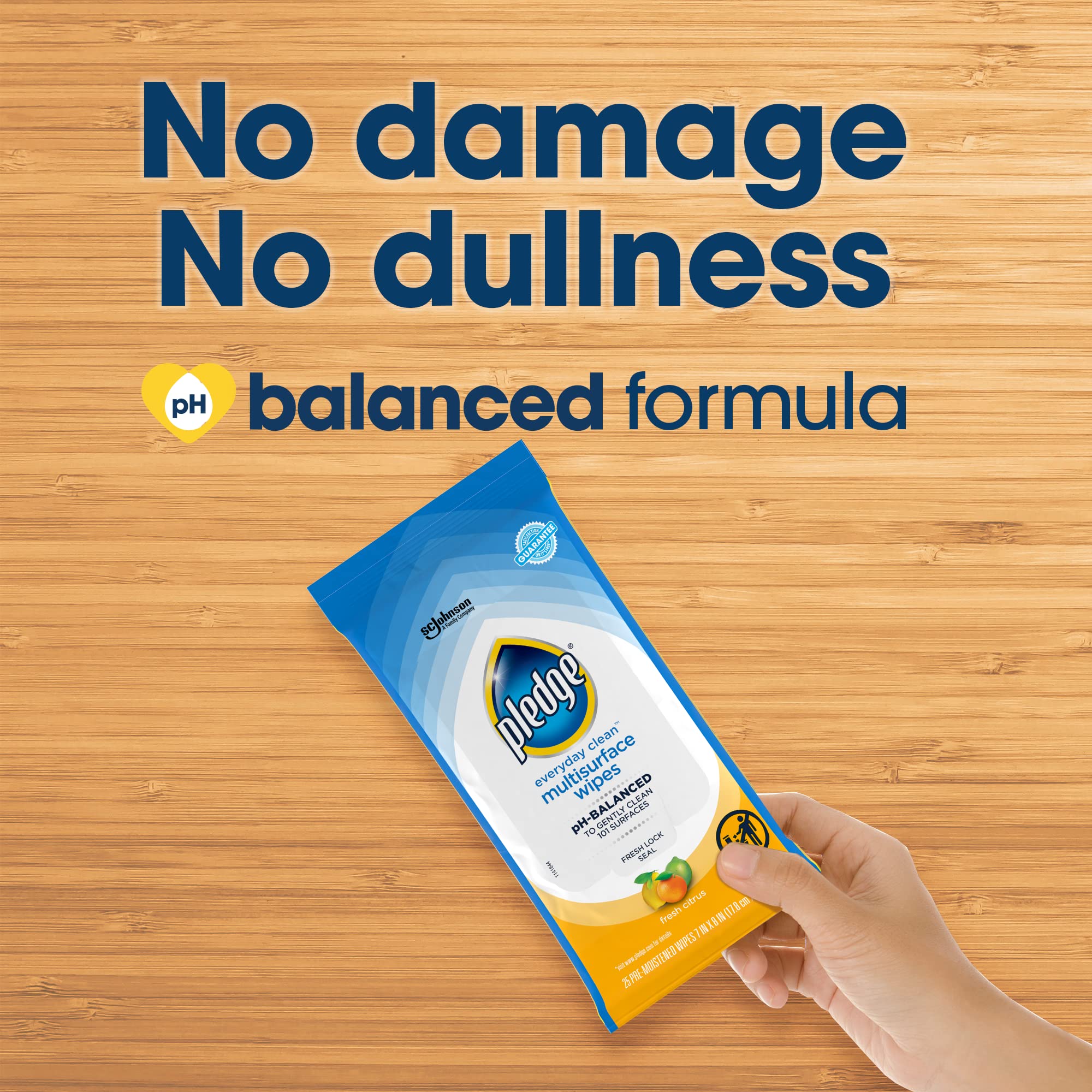 Pledge wipes clean chrome and stainless steel leaving shine without dullness.