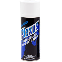 Plexus Plastic Cleaner, Protectant and Polish on a plastic surface for a glossy, protected finish