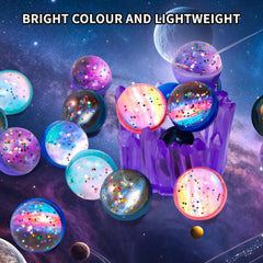 Pllieay 32mm bouncy ball offers satisfying bounce for active play and party games