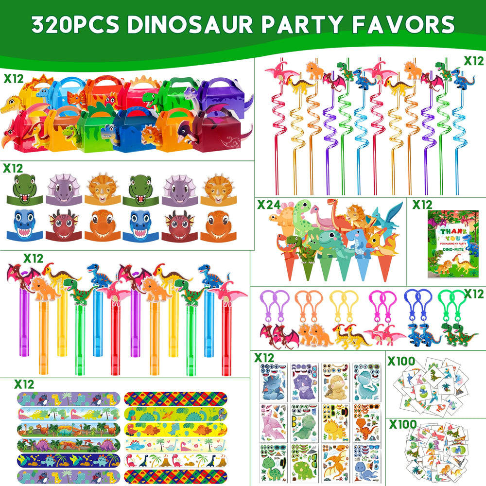 PLOUGVI dinosaur crazy straws for colorful sips and activities