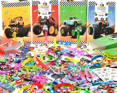 PLOUGVI truck crazy straws enable colorful sipping during celebrations.