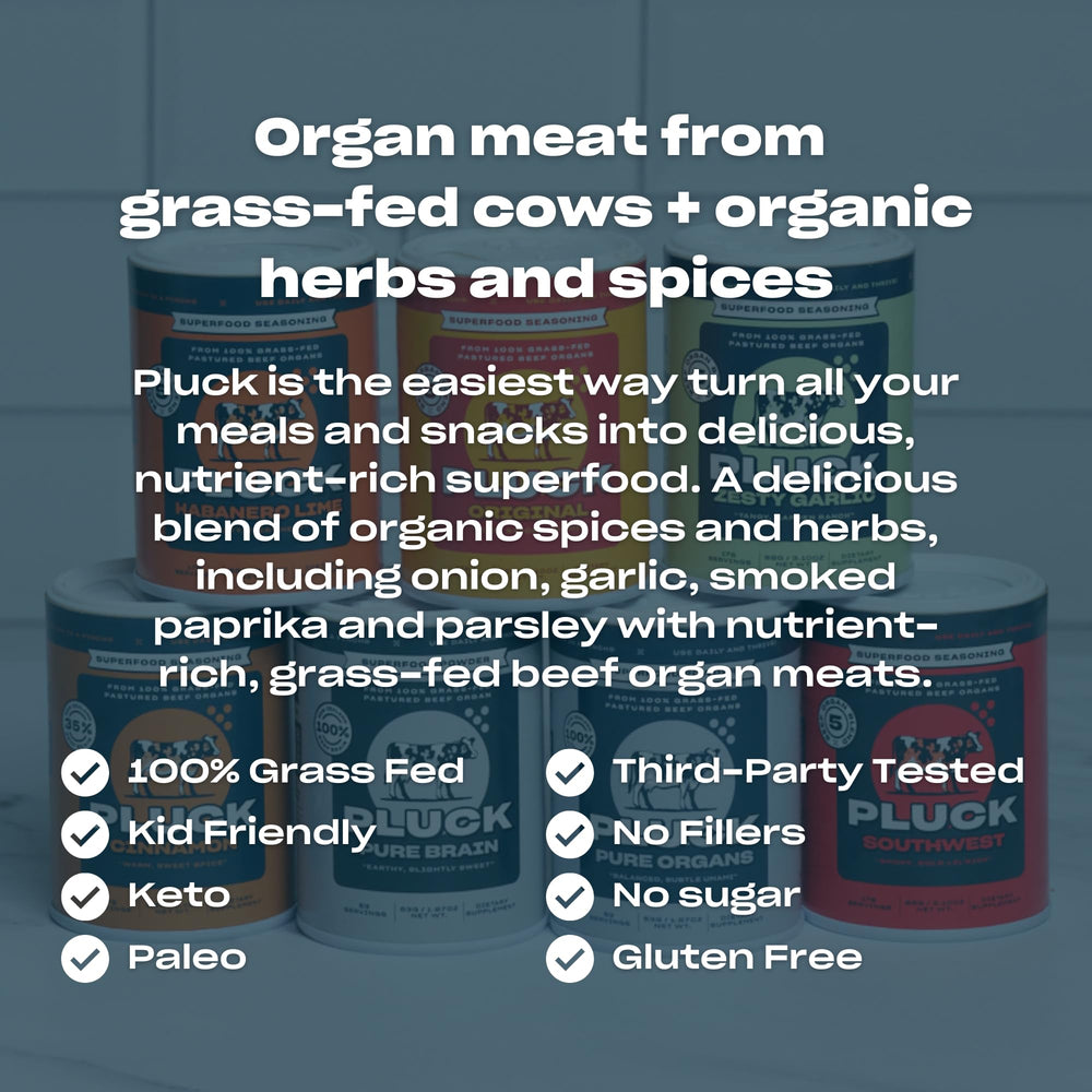 Pluck packaging highlights small regenerative New Zealand farms.