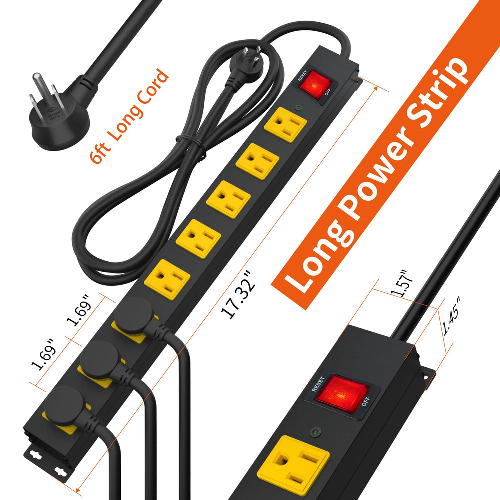 Plug'n auto shut-off fuse adds safety during overloads.