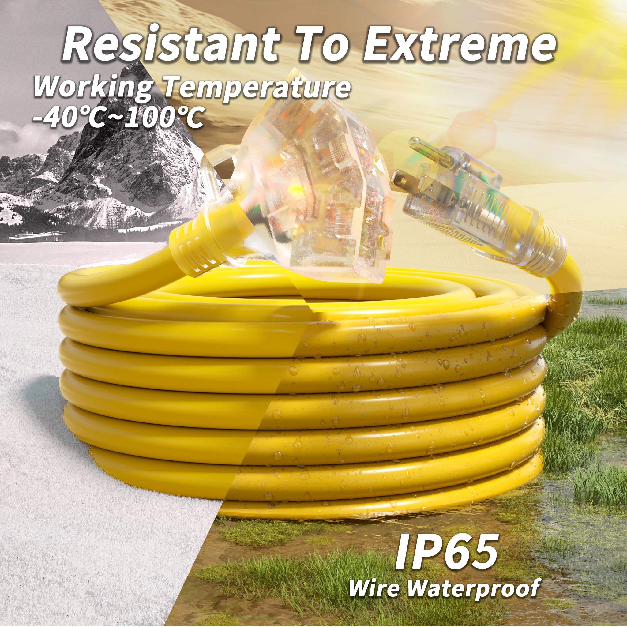 PlugSaf bendable tail endures 20,000 flex cycles for lasting flexibility.