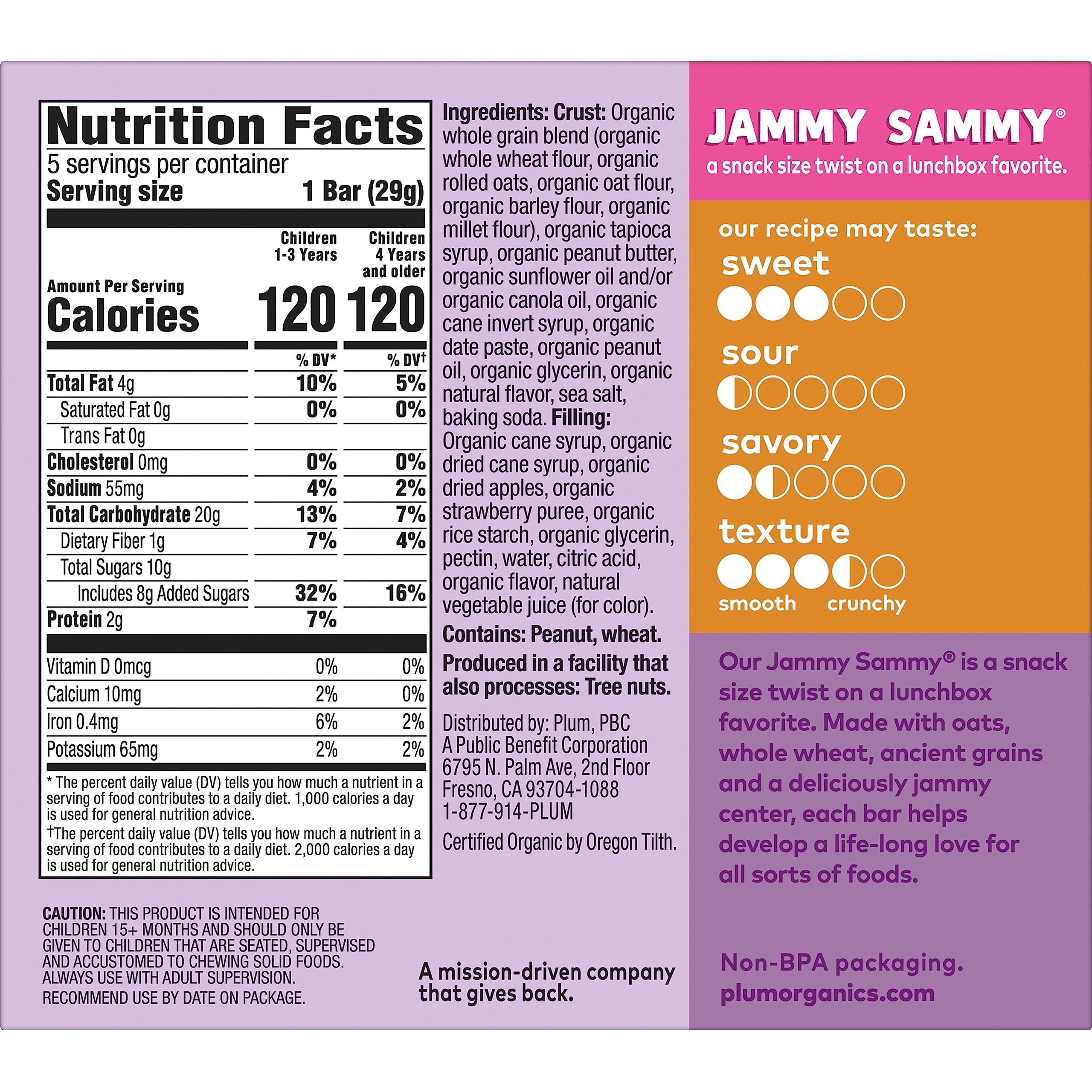 Jammy Sammy 30-pack display, family-ready on-the-go snack choice.