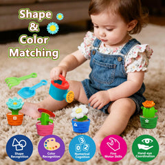Plunack toddler gardening watering can for pretend watering and fine motor play