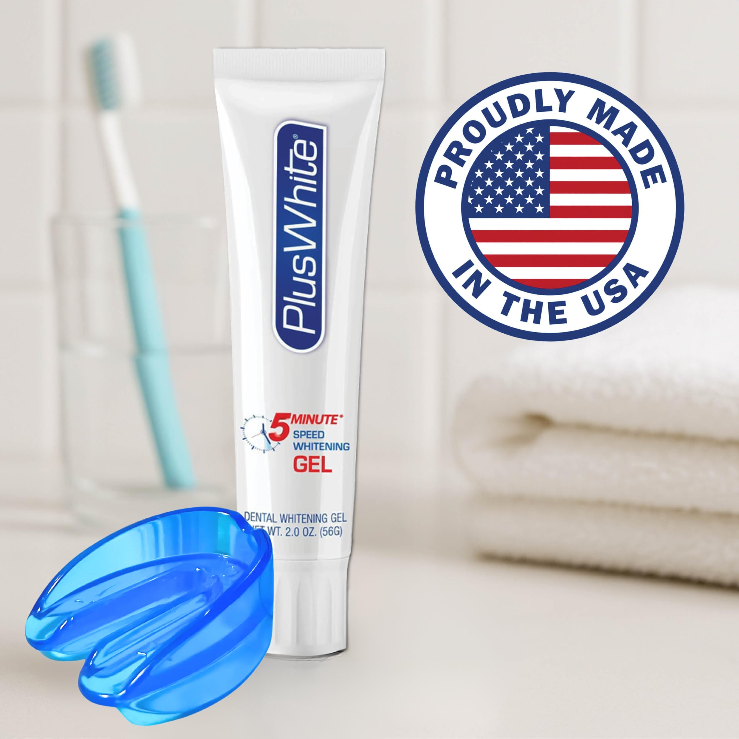 Plus White at-home whitening kit offers professional-style whitening results.