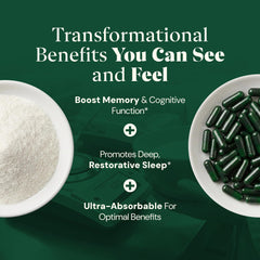 Plus+Ultra chamomile extract visual conveys relaxing bedtime ritual.
