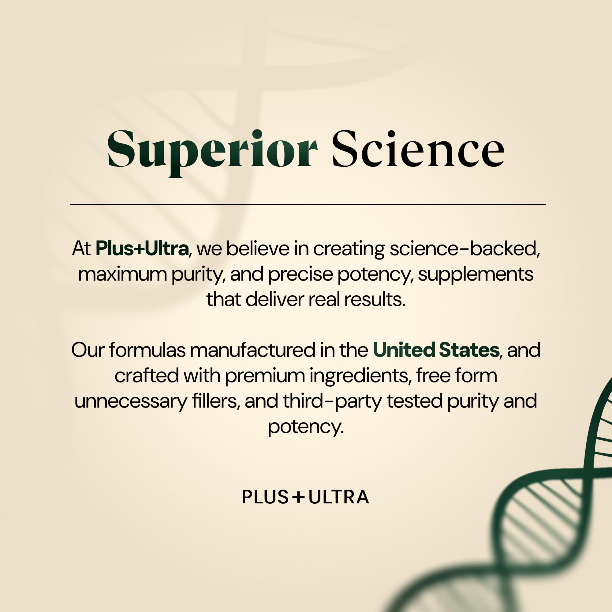 Plus+Ultra Daily wellness capsules in hand suggesting easy daily use