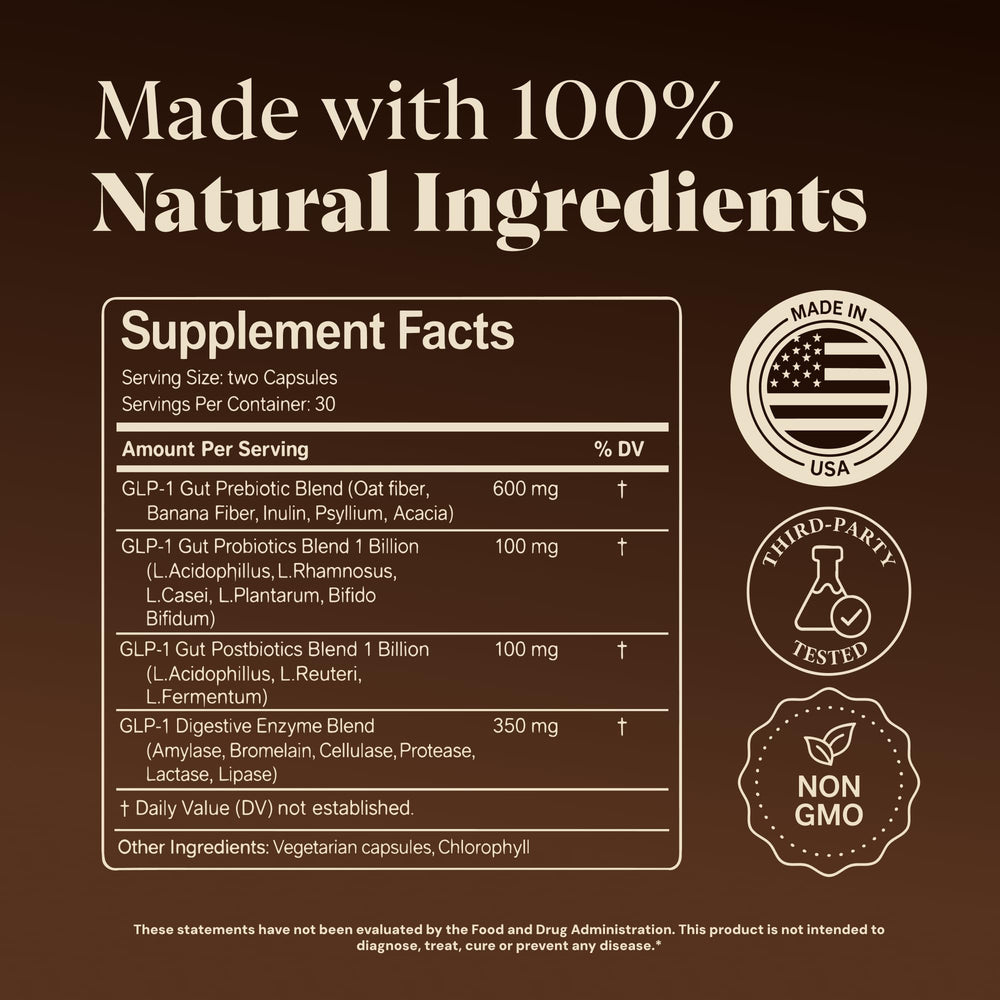 Plus+Ultra GLP-1 Support for daily GLP-1 routines with injections or oral use.