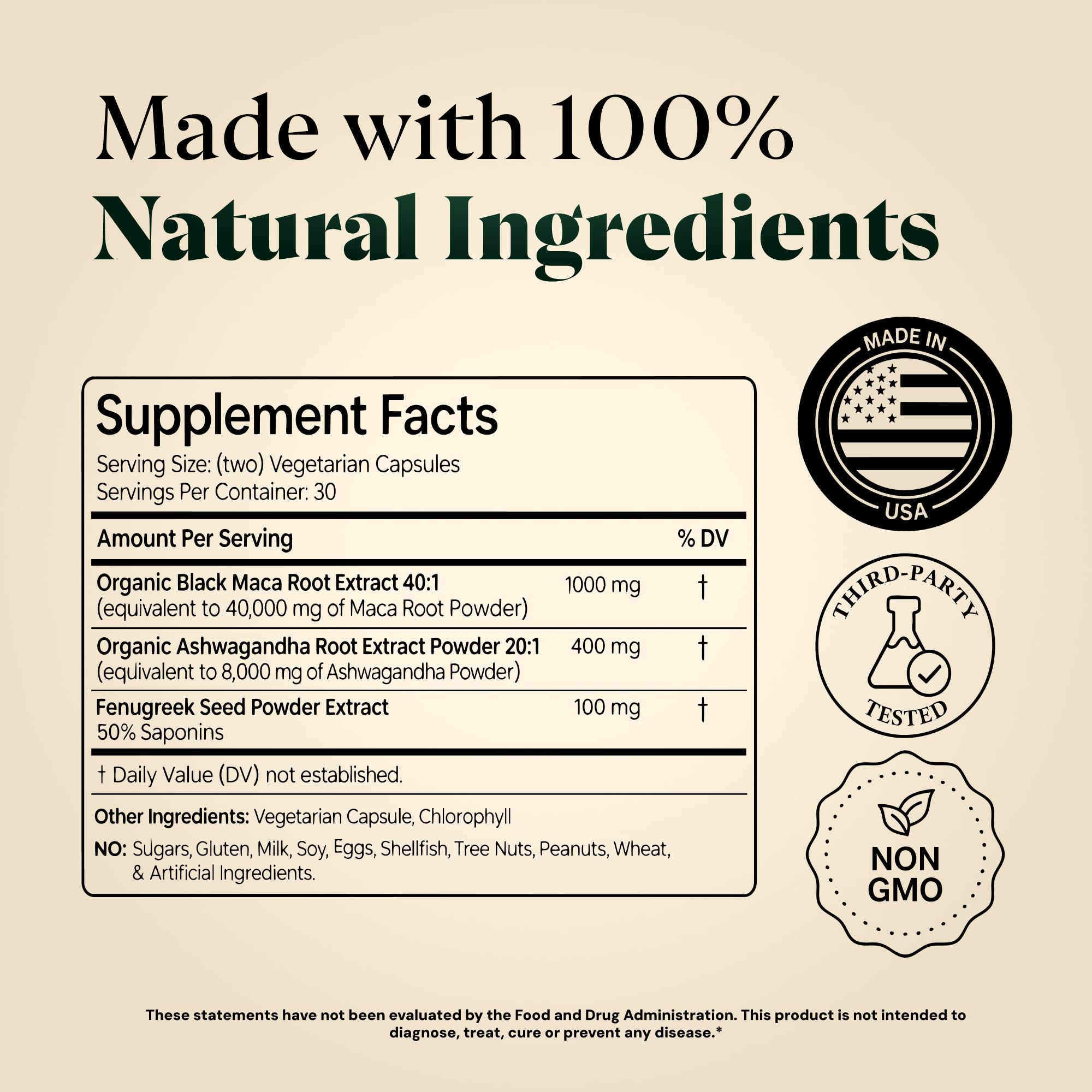 Plus+Ultra Non-GMO Gluten-Free Vegan logo highlighting dietary compatibility