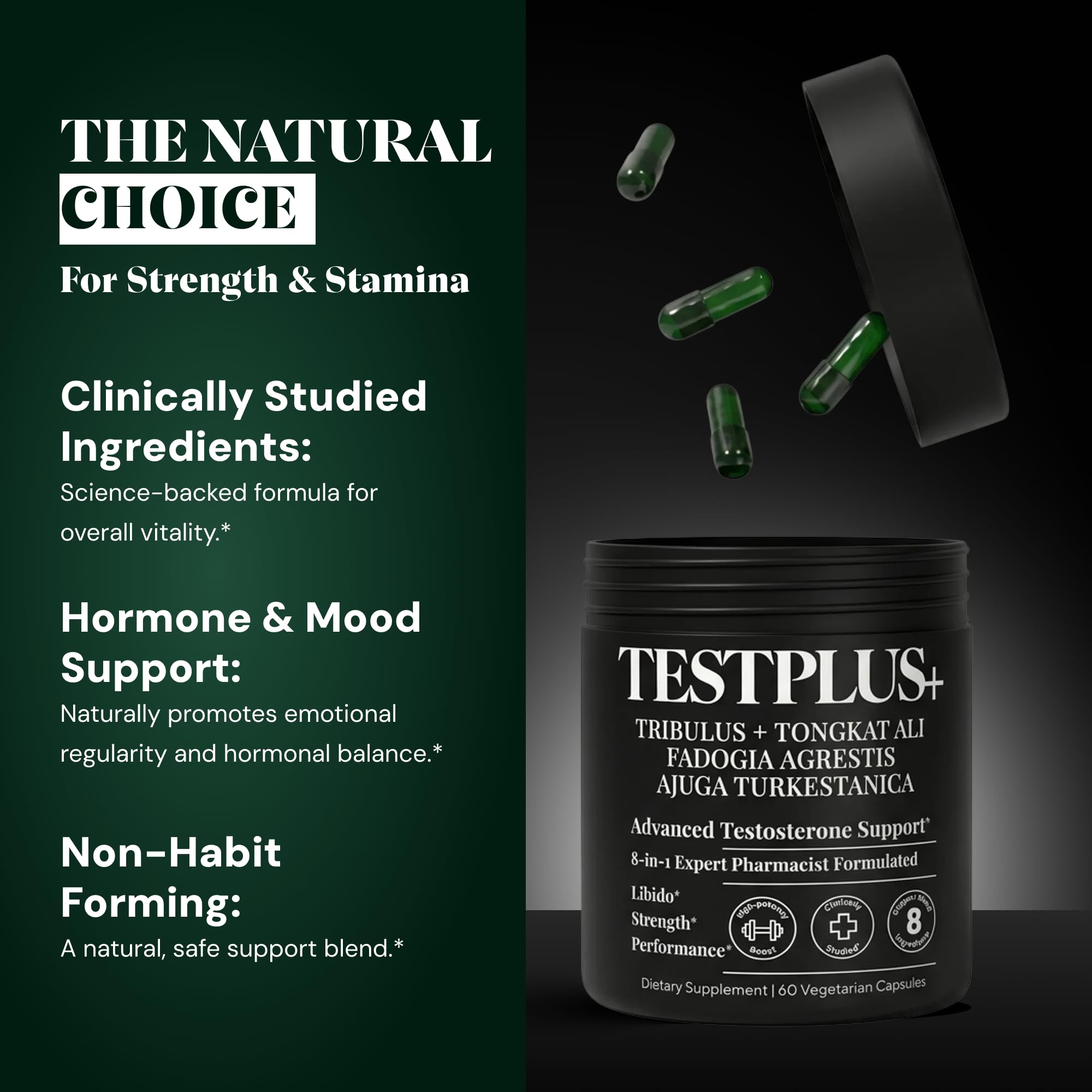 Plus+Ultra TestPlus USA facility badge signals quality with third-party testing