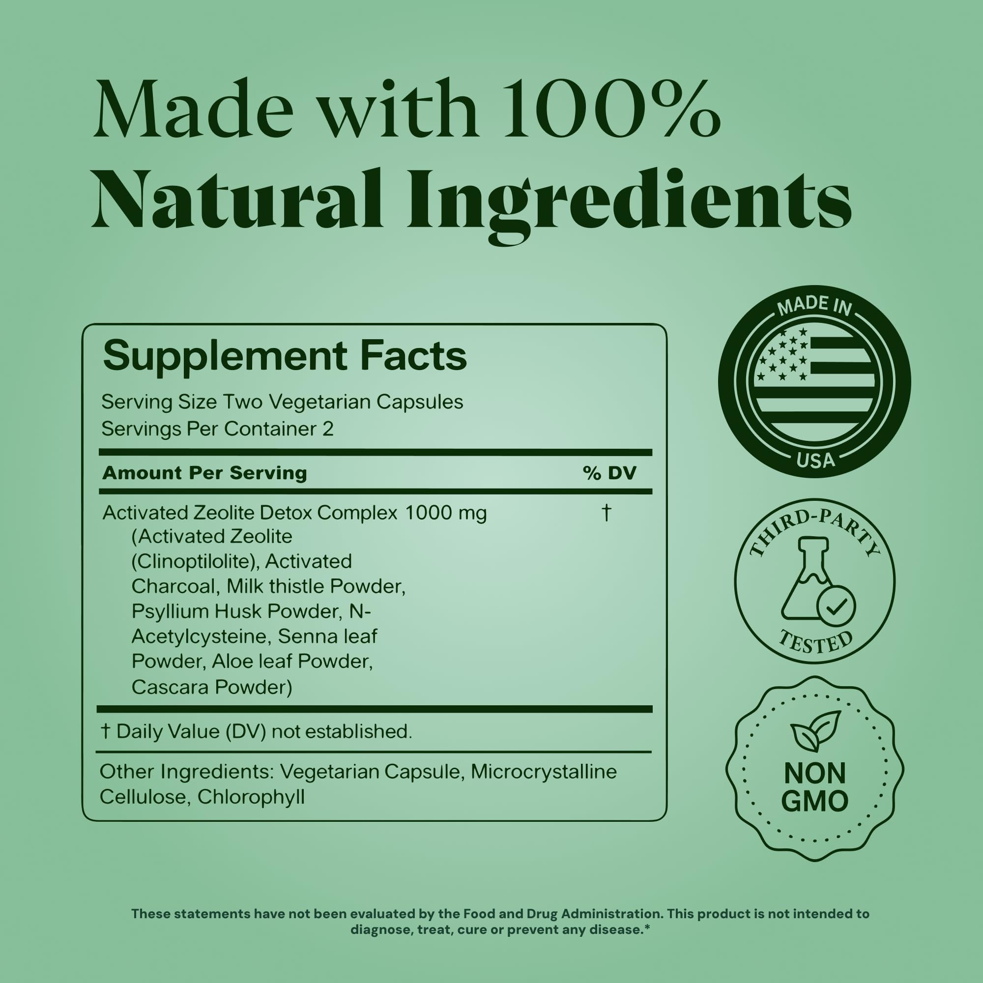 Plus+Ultra 60 capsules for a 30-day detox routine.