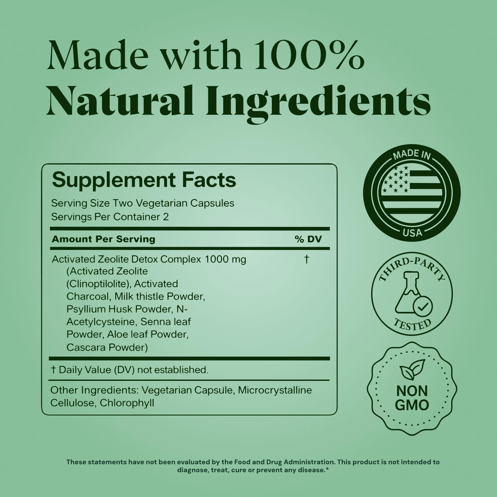 Plus+Ultra 60 capsules for a 30-day detox routine.
