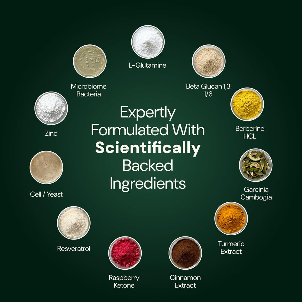 Plus+Ultra GLPLUS+ daily-dose capsule in hand for pre-meal use.