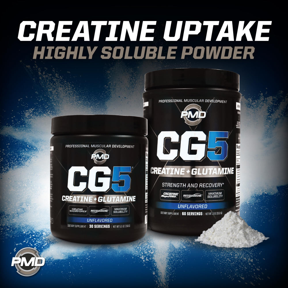PMD CG5 athlete in pre-workout scene, energized for training.