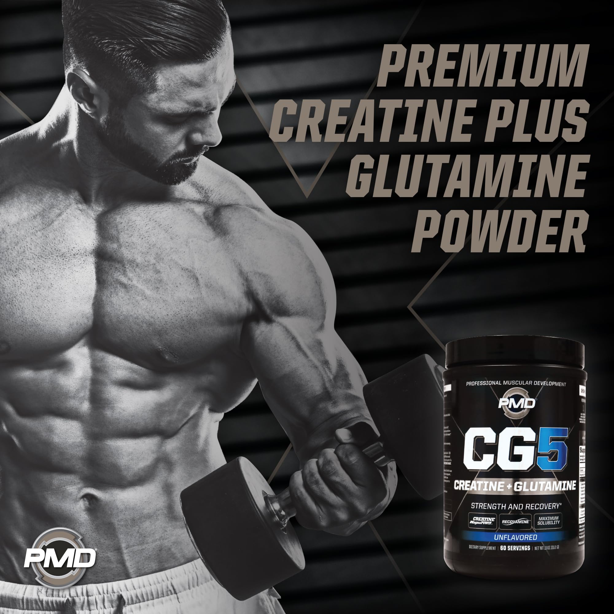 PMD CG5 post-workout recovery scene suggesting rapid replenishment.