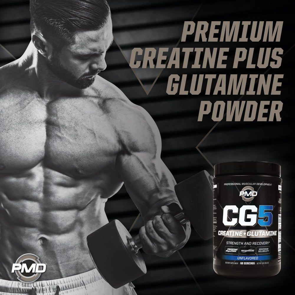 PMD CG5 post-workout recovery scene suggesting rapid replenishment.