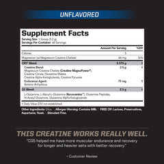 PMD CG5 scoop with powder for accurate pre-workout dosing.