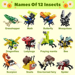 POATROZON assembly guide helps kids build insect designs