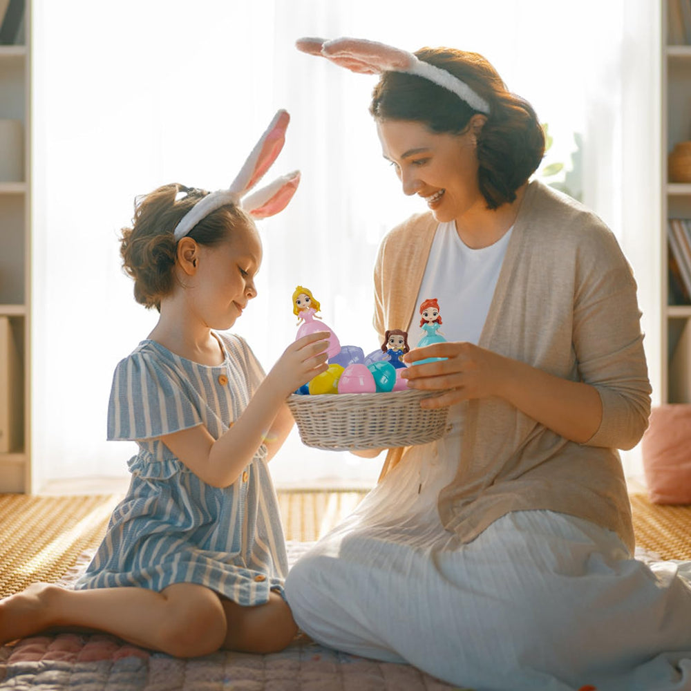 POATROZON 12-piece egg set suitable for classrooms and parties.