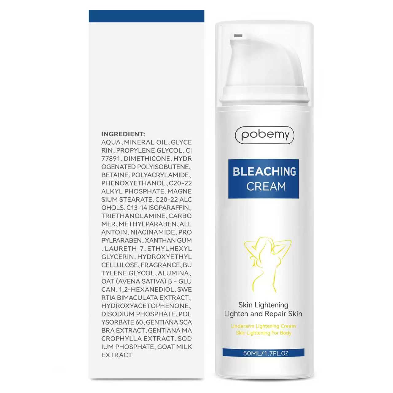 POBEMY Private parts lightening for soothing intimate-area care
