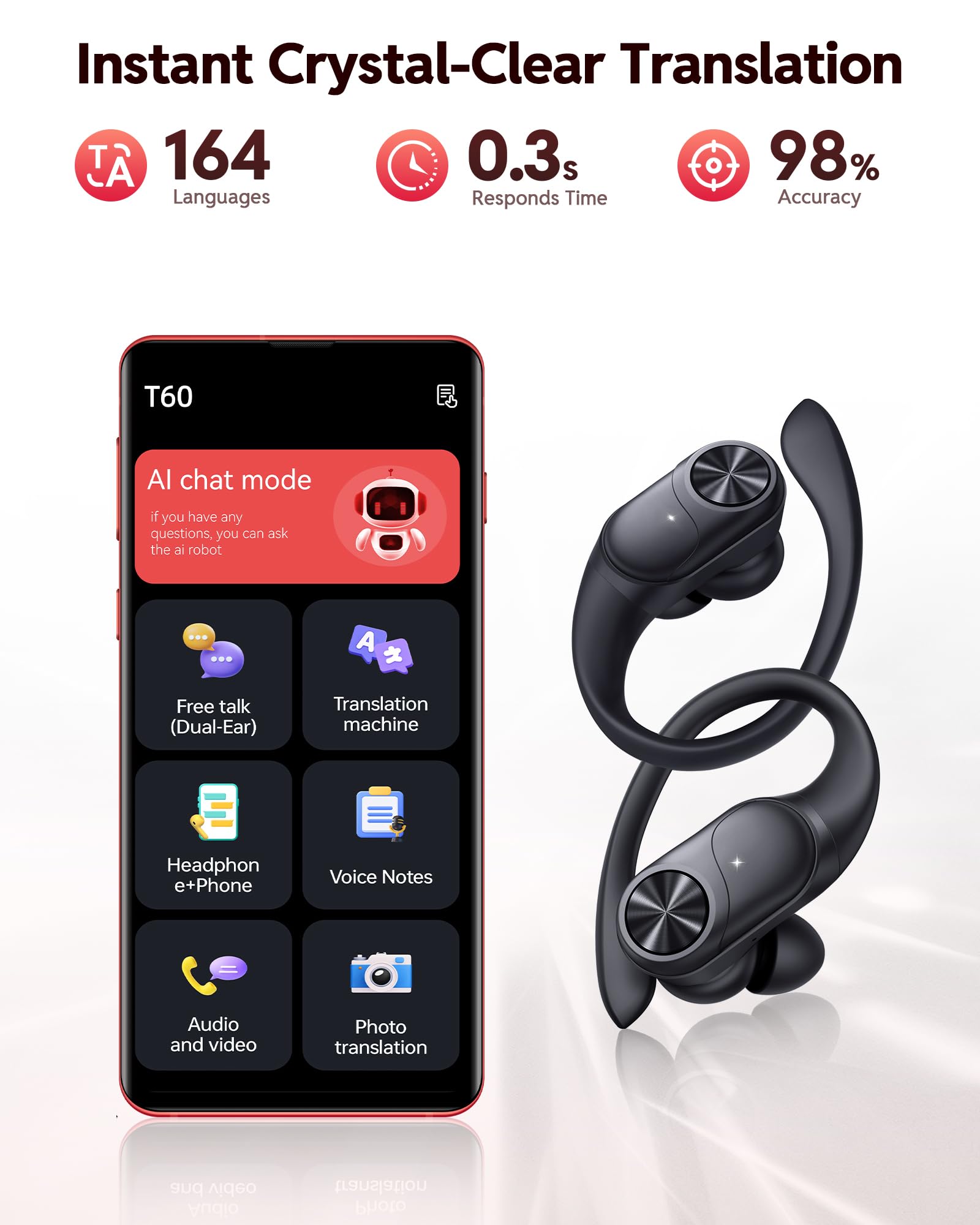 PocBuds 80 hours battery life for long trips