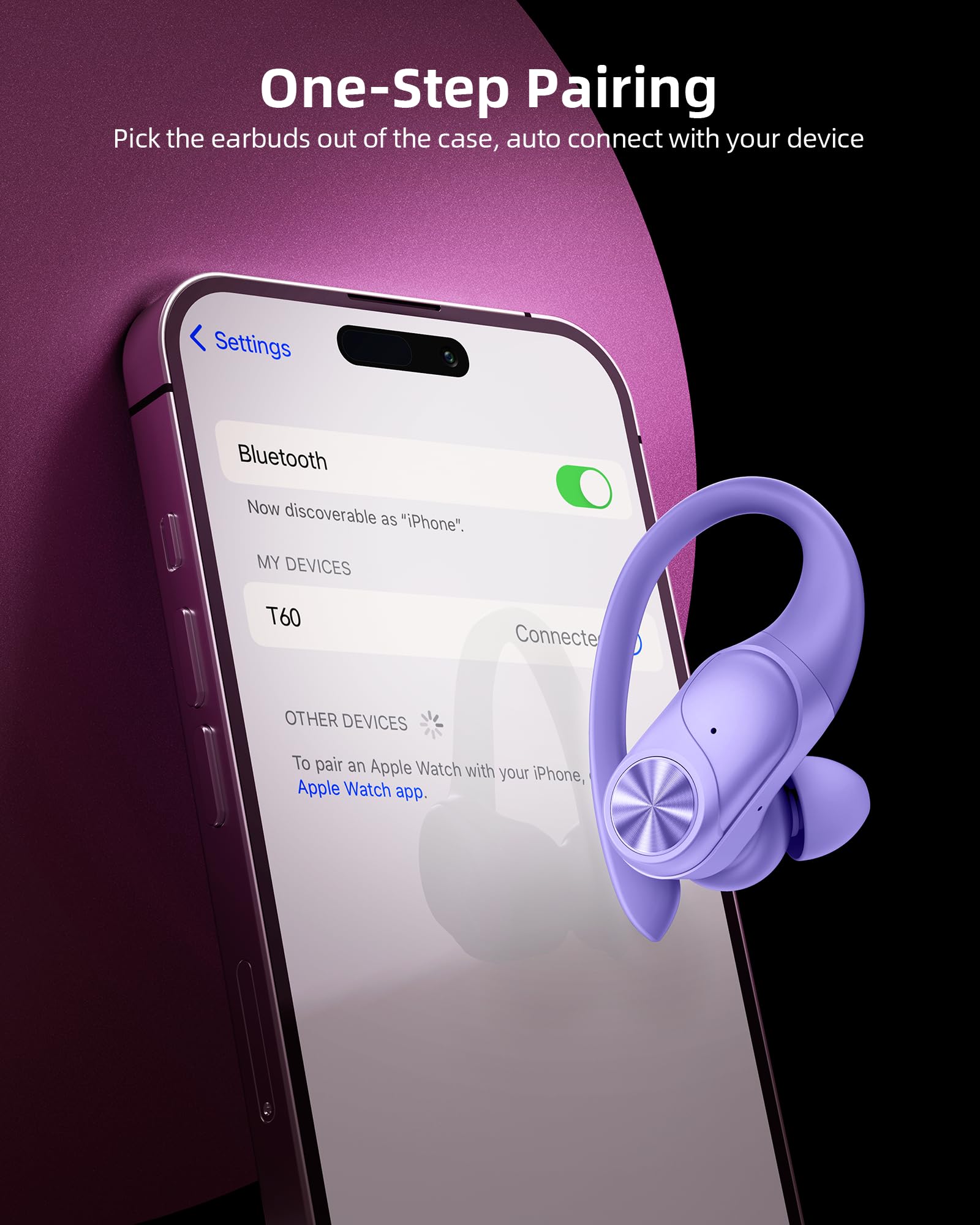PocBuds auto-connect pairs instantly when case is opened.