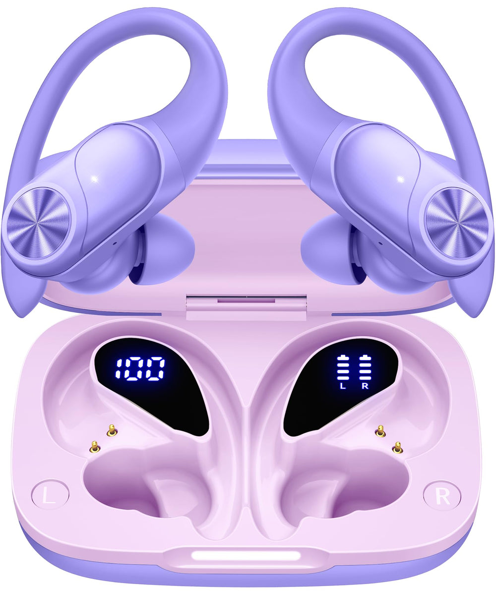 PocBuds earhook sport-fit secures during workouts and runs.