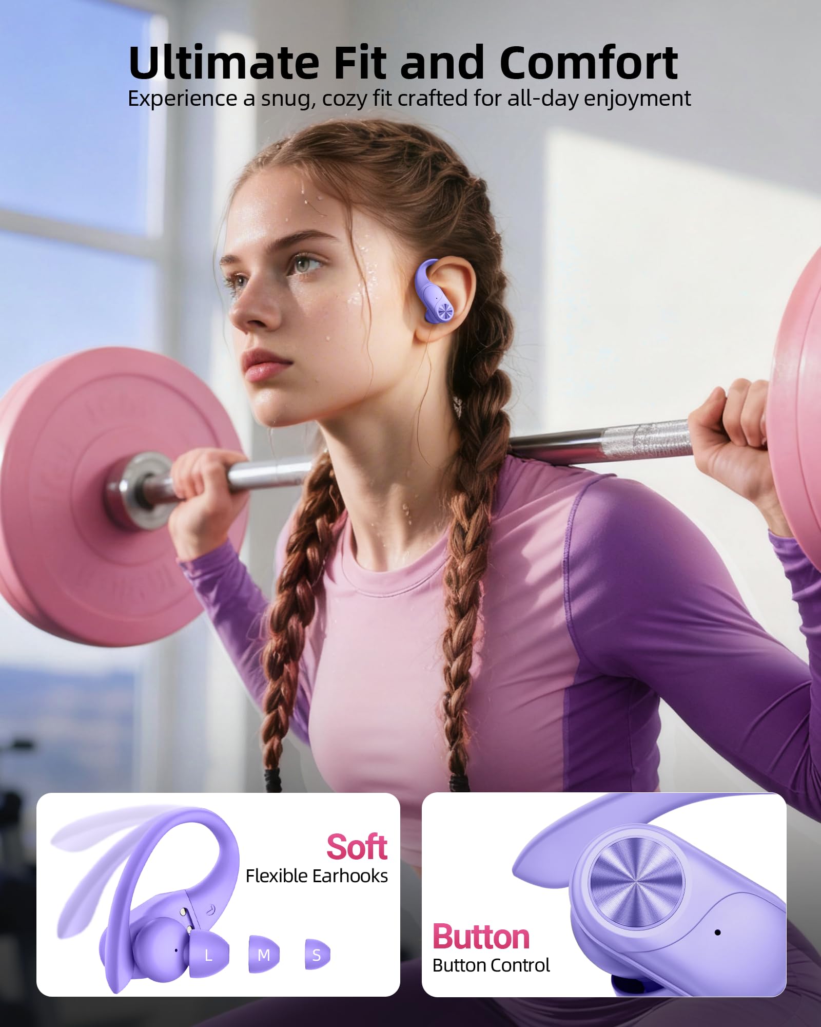 PocBuds IPX7 waterproof design handles sweat and rain.