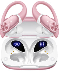 PocBuds Rose Gold earbuds angled view highlighting design and comfort