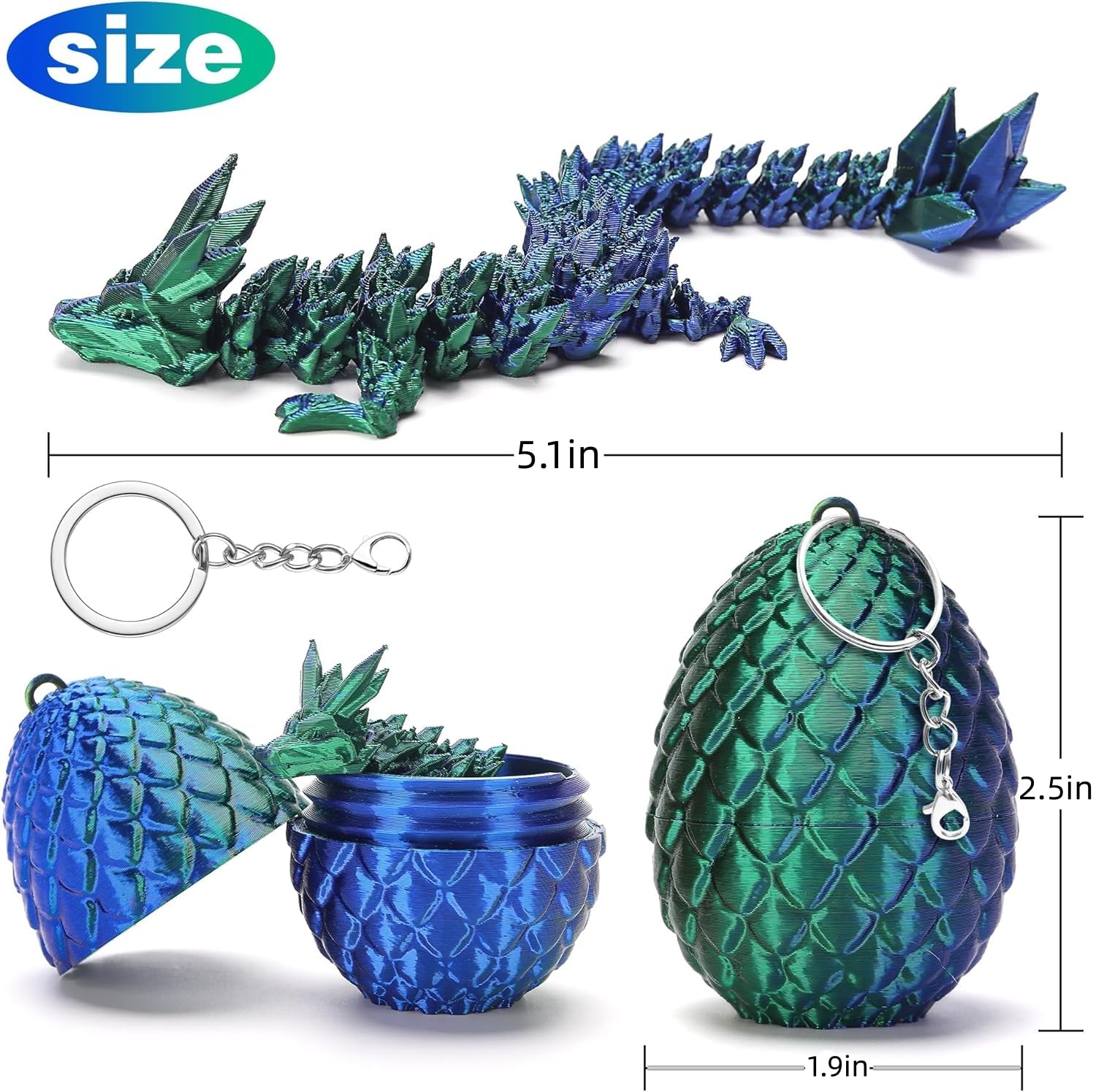 Podafu dragon egg colorful mini-dragons provide playful visual interest for kids.